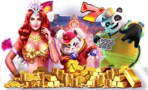 Ilustrasi permainan slot populer di awan303 dengan tema warna biru gelap yang modern